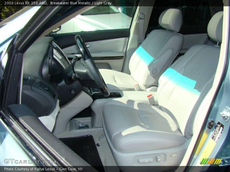 Breakwater Blue Metallic / Light Gray 2009 Lexus RX 350 AWD