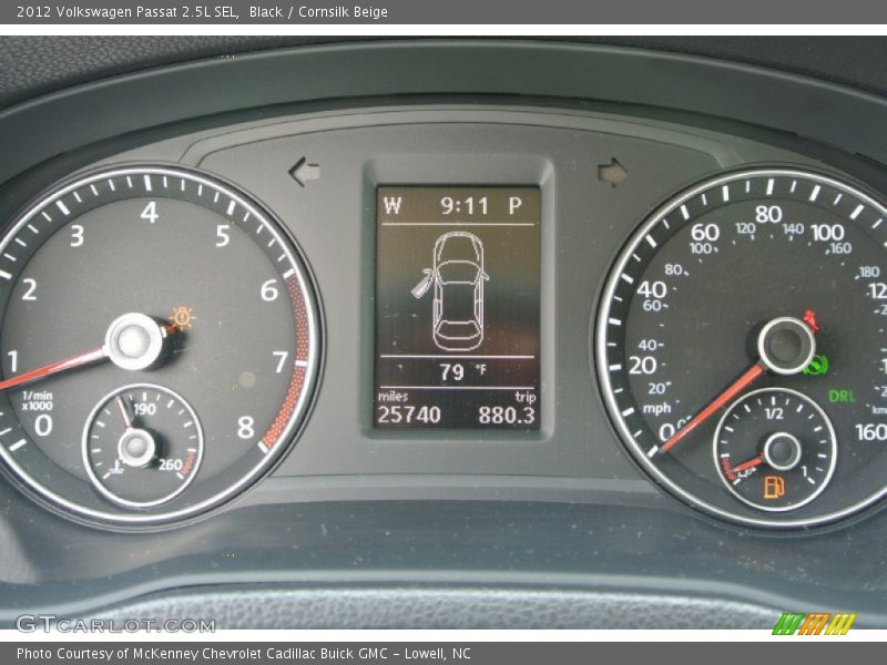  2012 Passat 2.5L SEL 2.5L SEL Gauges