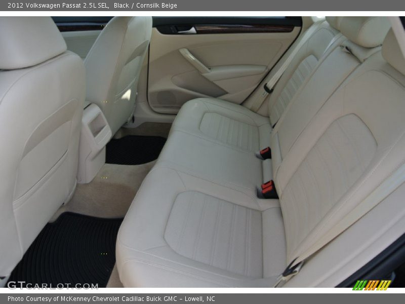 Rear Seat of 2012 Passat 2.5L SEL