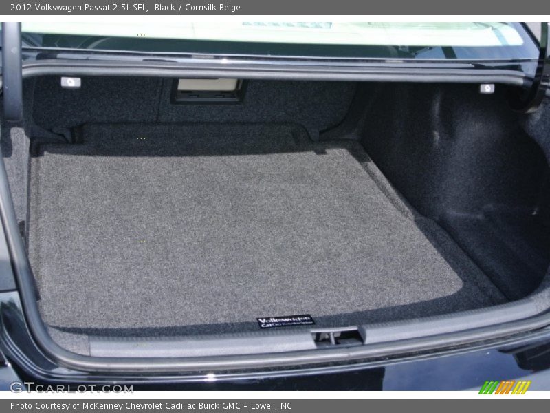  2012 Passat 2.5L SEL Trunk