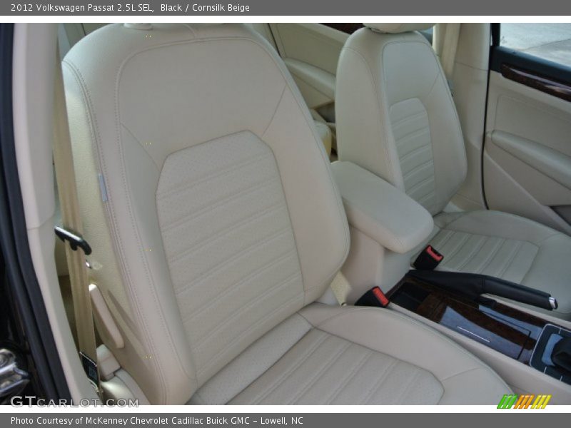 Black / Cornsilk Beige 2012 Volkswagen Passat 2.5L SEL