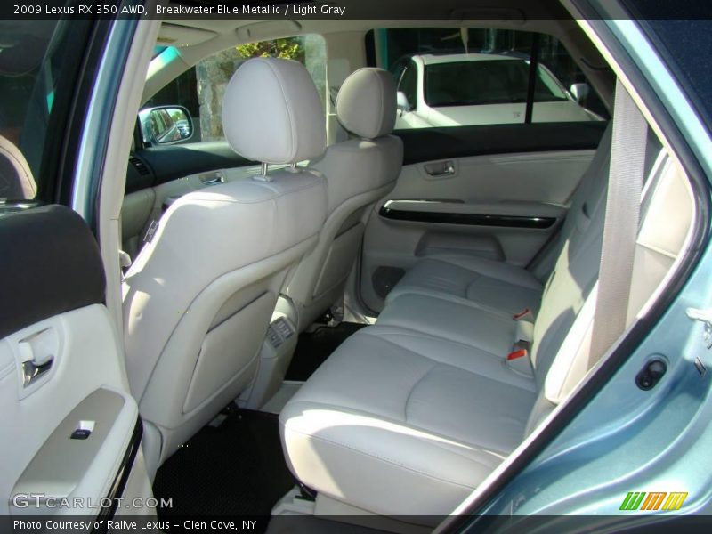 Breakwater Blue Metallic / Light Gray 2009 Lexus RX 350 AWD