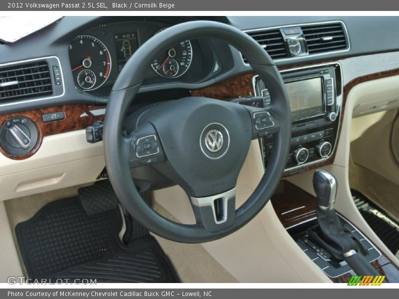 Dashboard of 2012 Passat 2.5L SEL