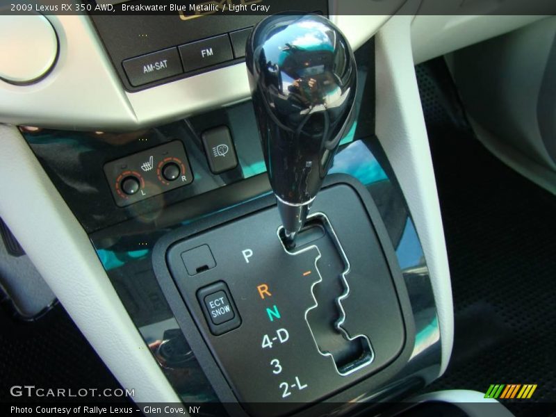 Breakwater Blue Metallic / Light Gray 2009 Lexus RX 350 AWD