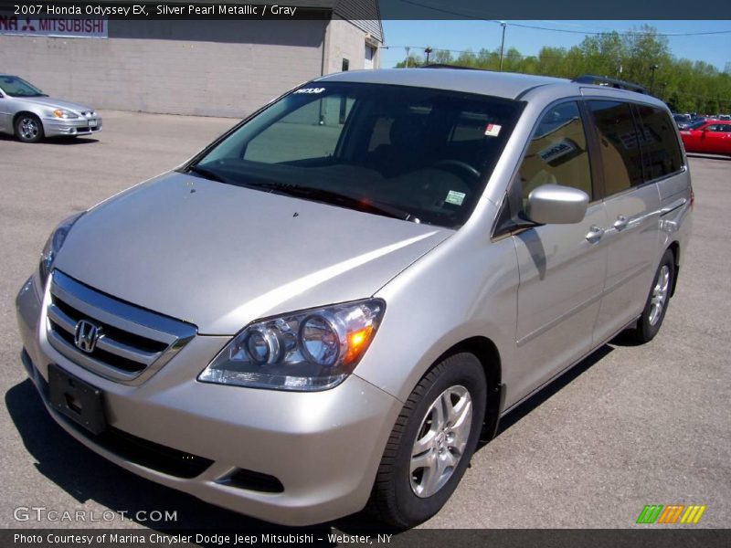 Silver Pearl Metallic / Gray 2007 Honda Odyssey EX
