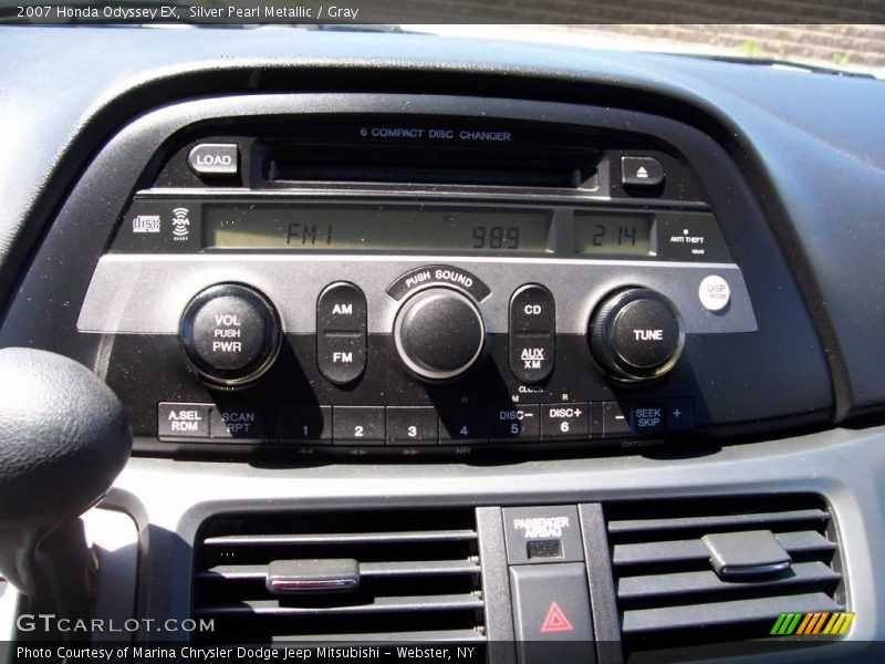 Silver Pearl Metallic / Gray 2007 Honda Odyssey EX