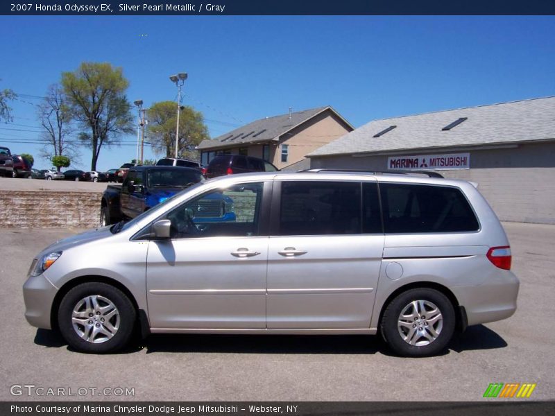 Silver Pearl Metallic / Gray 2007 Honda Odyssey EX