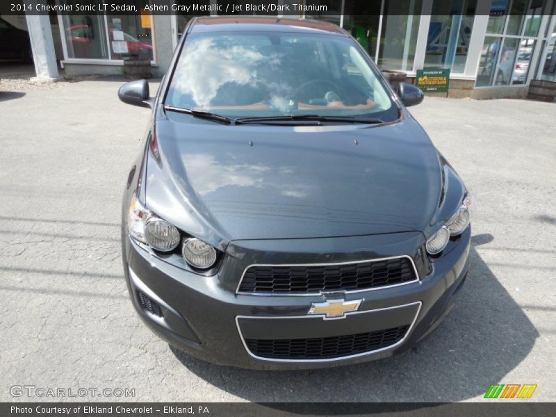Ashen Gray Metallic / Jet Black/Dark Titanium 2014 Chevrolet Sonic LT Sedan