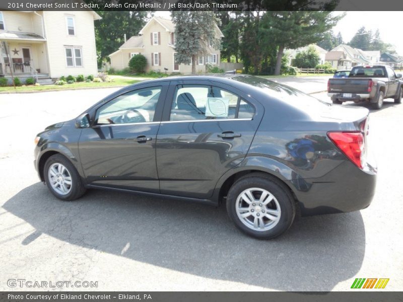 Ashen Gray Metallic / Jet Black/Dark Titanium 2014 Chevrolet Sonic LT Sedan