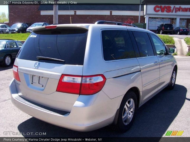 Silver Pearl Metallic / Gray 2007 Honda Odyssey EX