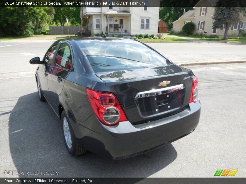 Ashen Gray Metallic / Jet Black/Dark Titanium 2014 Chevrolet Sonic LT Sedan