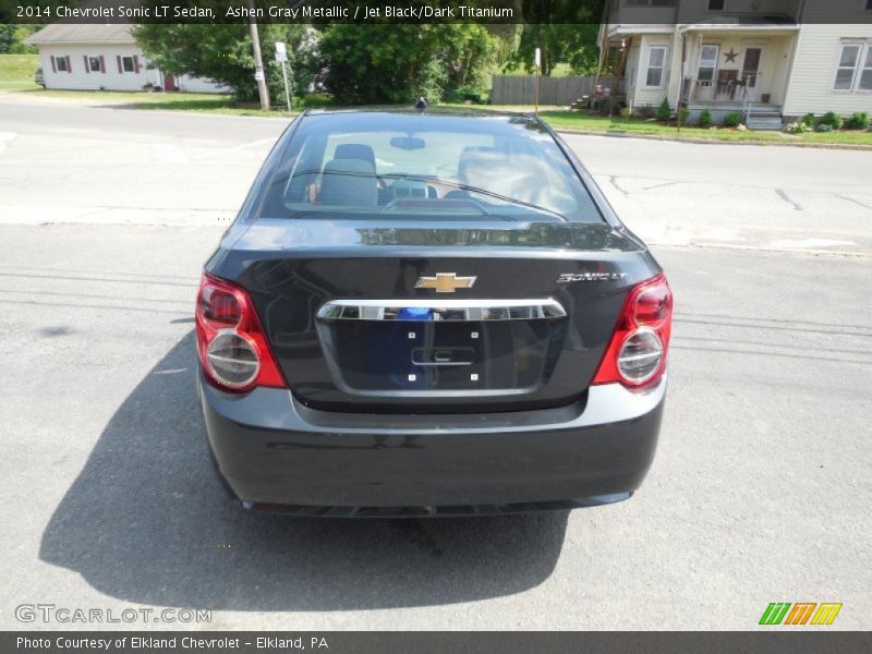 Ashen Gray Metallic / Jet Black/Dark Titanium 2014 Chevrolet Sonic LT Sedan