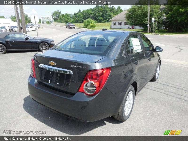 Ashen Gray Metallic / Jet Black/Dark Titanium 2014 Chevrolet Sonic LT Sedan