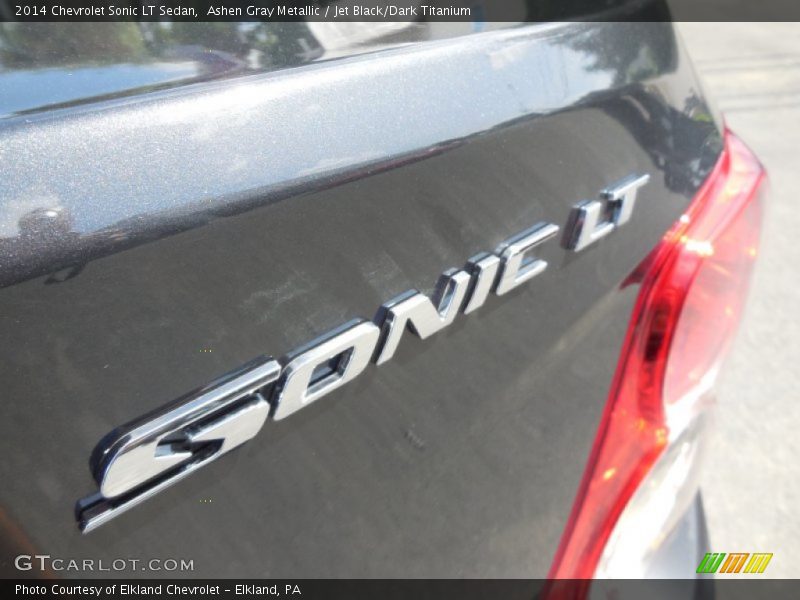Ashen Gray Metallic / Jet Black/Dark Titanium 2014 Chevrolet Sonic LT Sedan