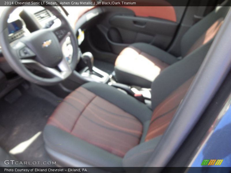 Ashen Gray Metallic / Jet Black/Dark Titanium 2014 Chevrolet Sonic LT Sedan