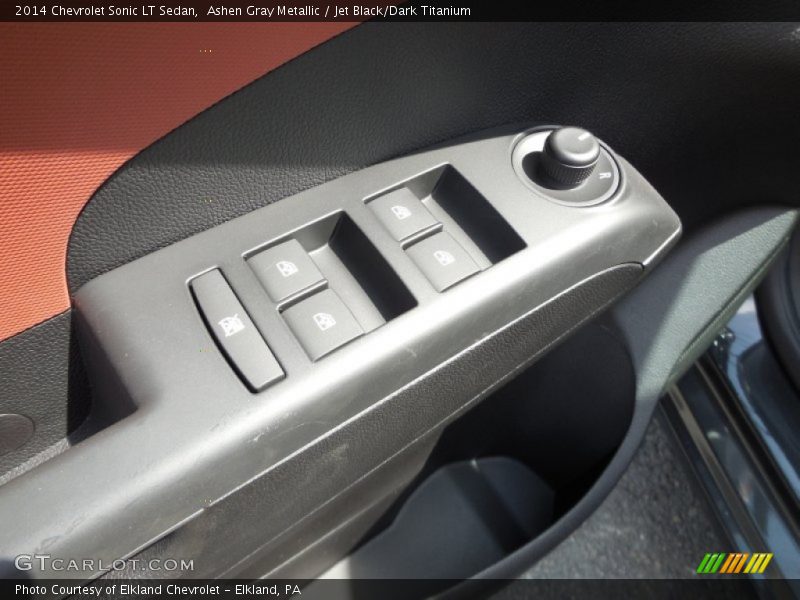 Ashen Gray Metallic / Jet Black/Dark Titanium 2014 Chevrolet Sonic LT Sedan