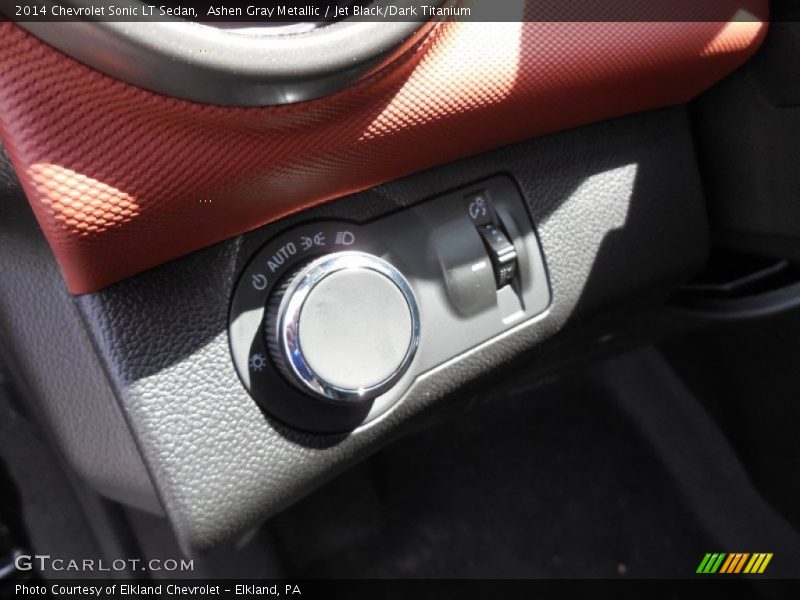 Ashen Gray Metallic / Jet Black/Dark Titanium 2014 Chevrolet Sonic LT Sedan