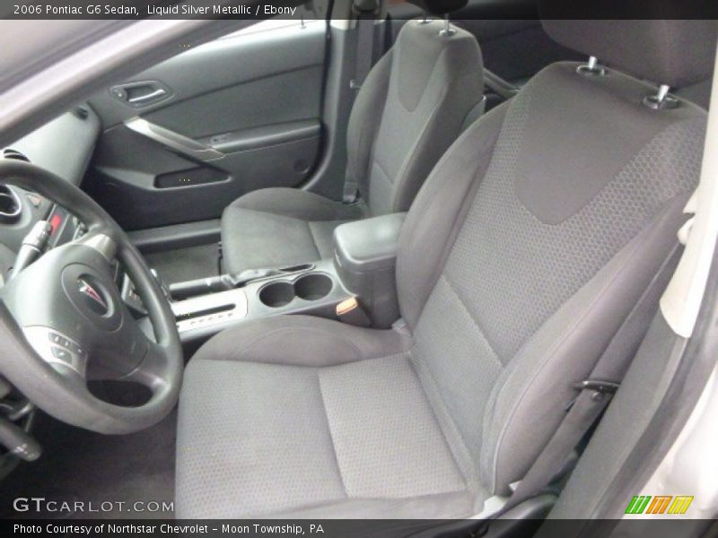 Liquid Silver Metallic / Ebony 2006 Pontiac G6 Sedan