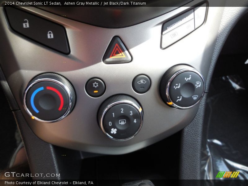 Ashen Gray Metallic / Jet Black/Dark Titanium 2014 Chevrolet Sonic LT Sedan