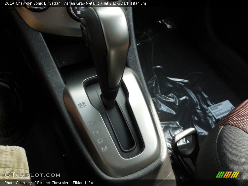 Ashen Gray Metallic / Jet Black/Dark Titanium 2014 Chevrolet Sonic LT Sedan
