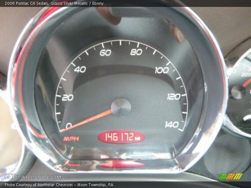 Liquid Silver Metallic / Ebony 2006 Pontiac G6 Sedan