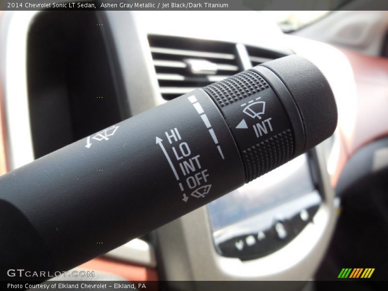 Ashen Gray Metallic / Jet Black/Dark Titanium 2014 Chevrolet Sonic LT Sedan