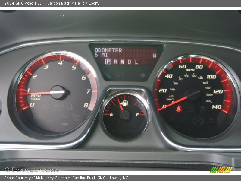 Carbon Black Metallic / Ebony 2014 GMC Acadia SLT