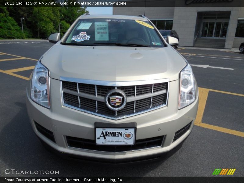 Gold Mist Metallic / Shale/Brownstone 2011 Cadillac SRX 4 V6 AWD