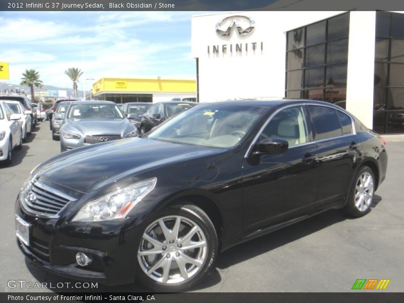 Black Obsidian / Stone 2012 Infiniti G 37 Journey Sedan