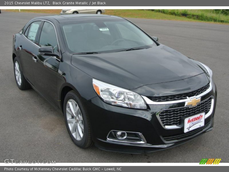Black Granite Metallic / Jet Black 2015 Chevrolet Malibu LTZ
