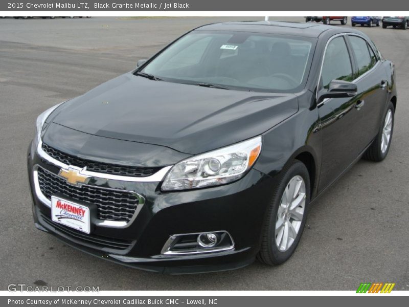 Black Granite Metallic / Jet Black 2015 Chevrolet Malibu LTZ
