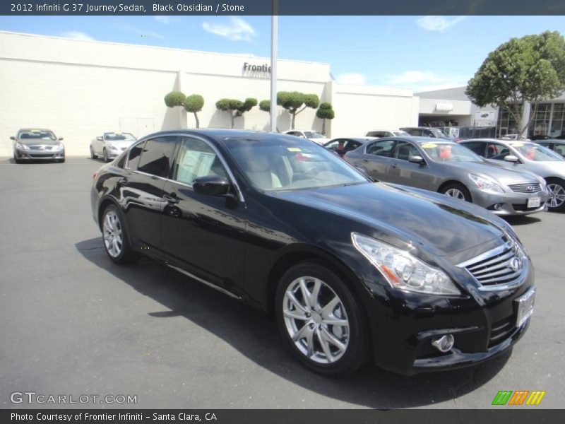 Black Obsidian / Stone 2012 Infiniti G 37 Journey Sedan