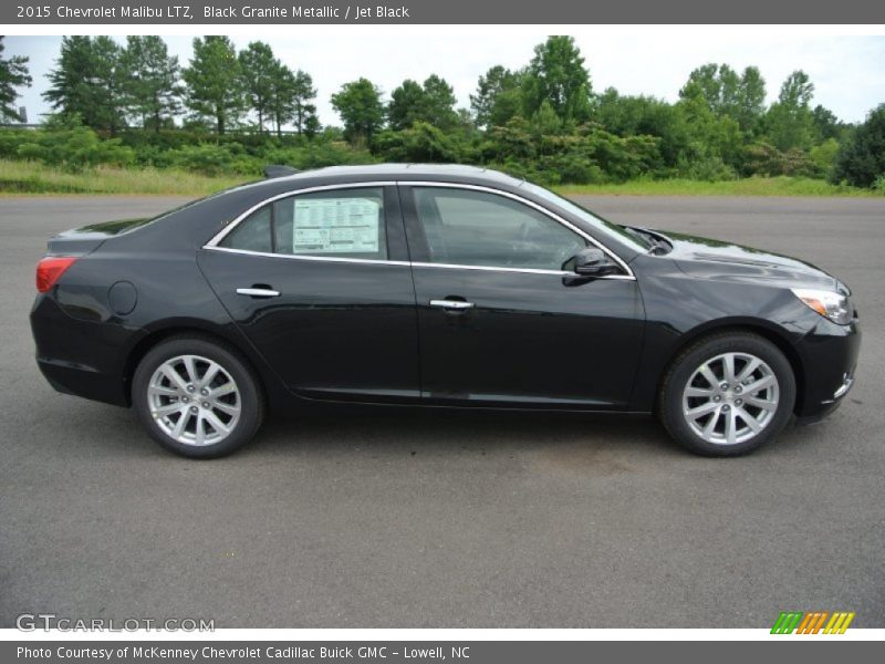 Black Granite Metallic / Jet Black 2015 Chevrolet Malibu LTZ