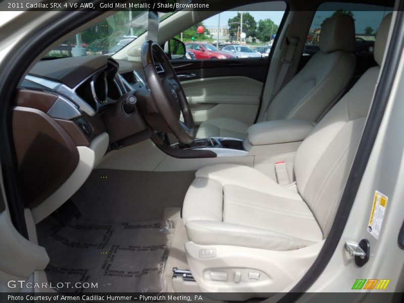 Gold Mist Metallic / Shale/Brownstone 2011 Cadillac SRX 4 V6 AWD