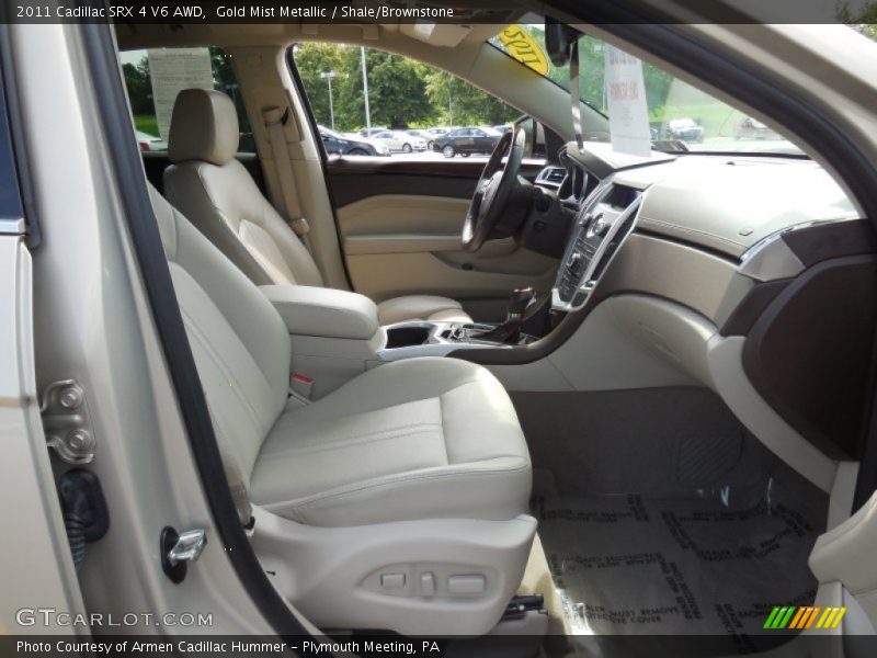Gold Mist Metallic / Shale/Brownstone 2011 Cadillac SRX 4 V6 AWD