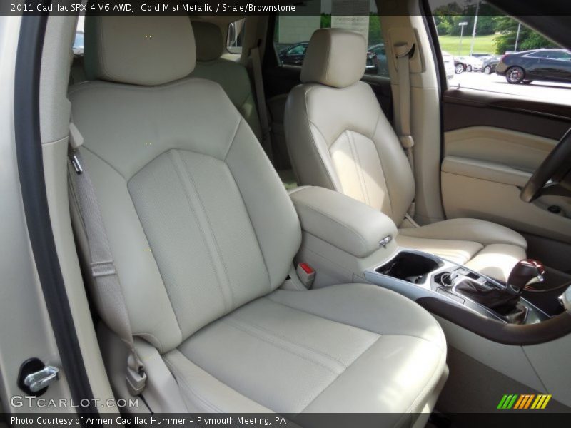 Gold Mist Metallic / Shale/Brownstone 2011 Cadillac SRX 4 V6 AWD