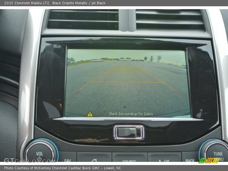 Black Granite Metallic / Jet Black 2015 Chevrolet Malibu LTZ