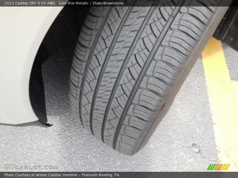 Gold Mist Metallic / Shale/Brownstone 2011 Cadillac SRX 4 V6 AWD