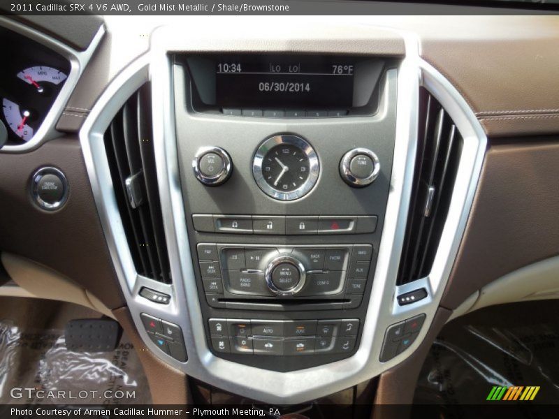 Gold Mist Metallic / Shale/Brownstone 2011 Cadillac SRX 4 V6 AWD