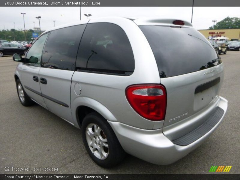 Bright Silver Metallic / Taupe 2003 Dodge Caravan SE