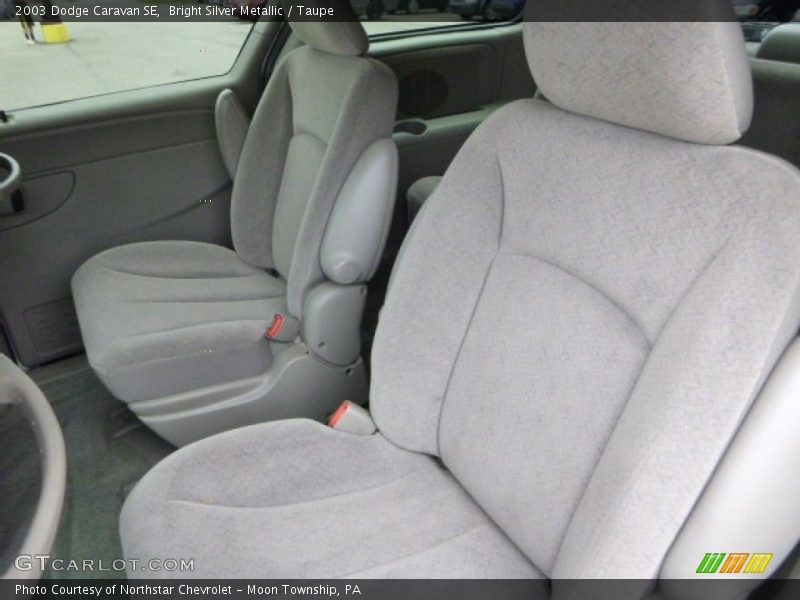 Bright Silver Metallic / Taupe 2003 Dodge Caravan SE