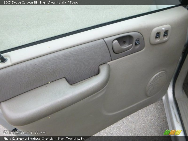 Bright Silver Metallic / Taupe 2003 Dodge Caravan SE