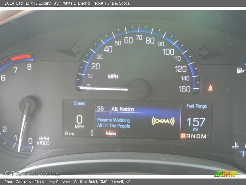 White Diamond Tricoat / Shale/Cocoa 2014 Cadillac XTS Luxury FWD