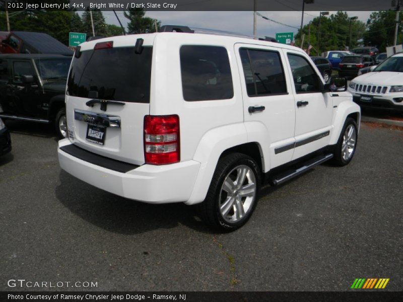 Bright White / Dark Slate Gray 2012 Jeep Liberty Jet 4x4