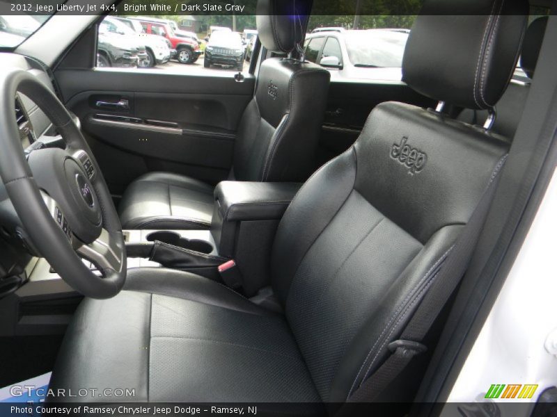 Bright White / Dark Slate Gray 2012 Jeep Liberty Jet 4x4
