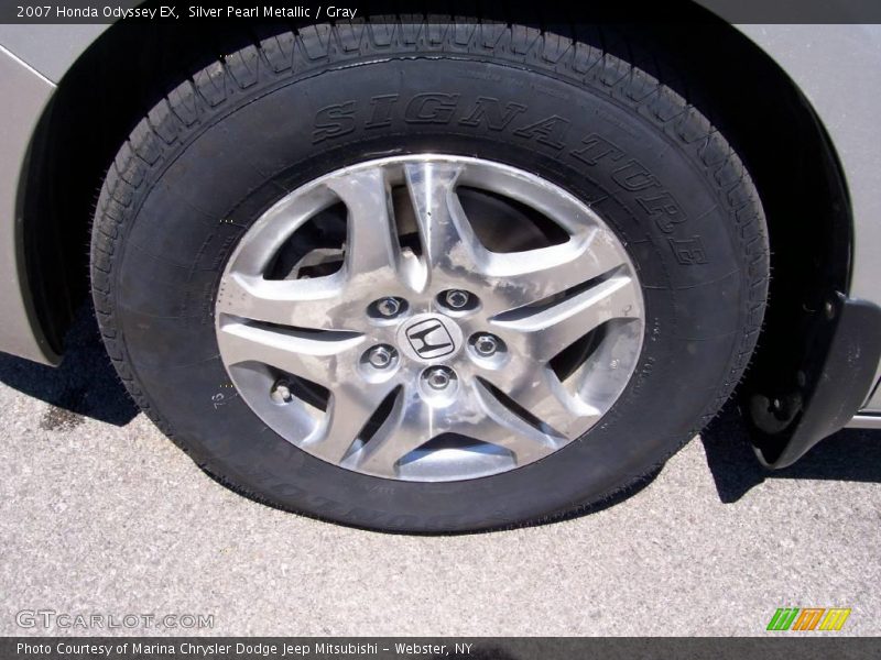 Silver Pearl Metallic / Gray 2007 Honda Odyssey EX