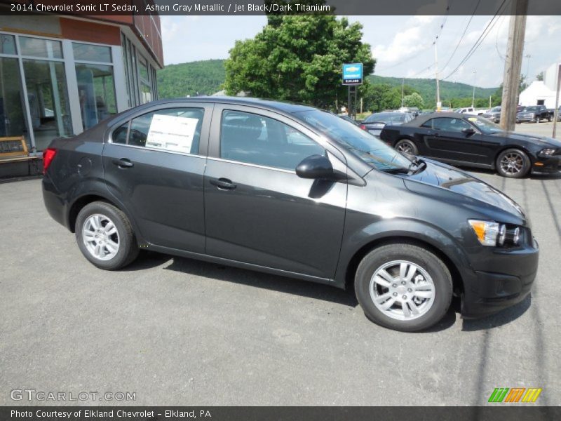 Ashen Gray Metallic / Jet Black/Dark Titanium 2014 Chevrolet Sonic LT Sedan