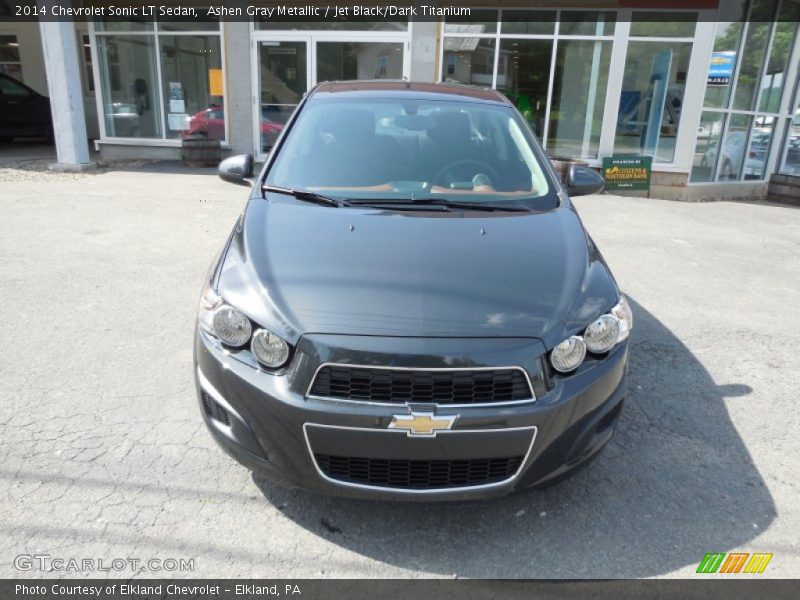 Ashen Gray Metallic / Jet Black/Dark Titanium 2014 Chevrolet Sonic LT Sedan