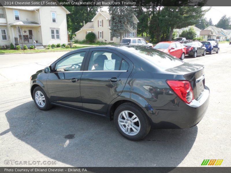 Ashen Gray Metallic / Jet Black/Dark Titanium 2014 Chevrolet Sonic LT Sedan