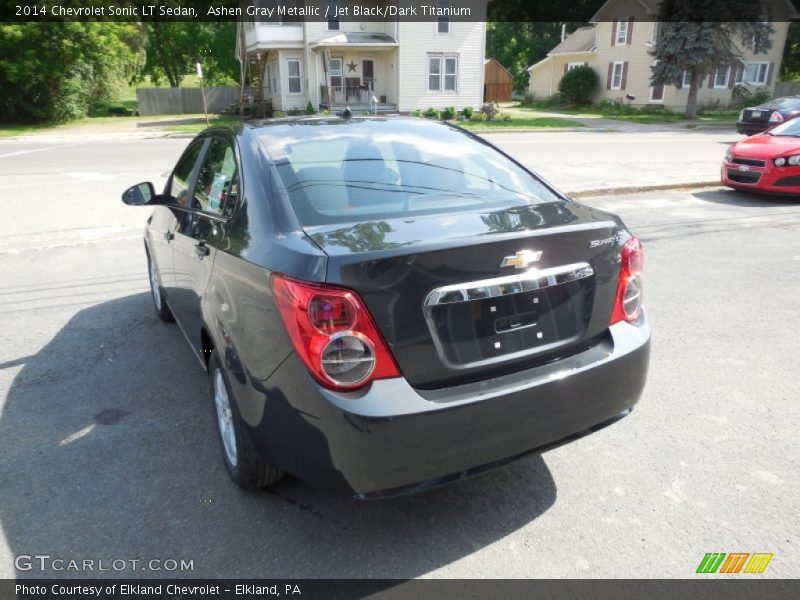 Ashen Gray Metallic / Jet Black/Dark Titanium 2014 Chevrolet Sonic LT Sedan